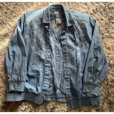 G W Graff Vintage Jean Jacket And Jean Vest Combo 