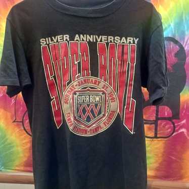 Vintage Buffalo Bills Silver Anniv. Super Bowl 199