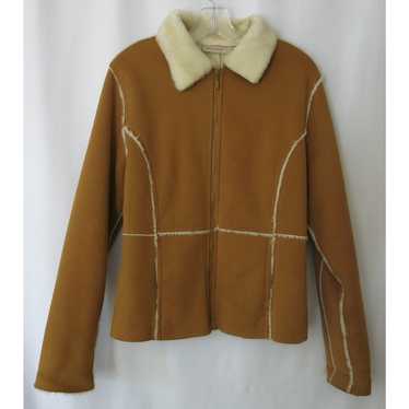 VINTAGE Kim Rogers Y2K Faux Suede Jacket Size M Wo