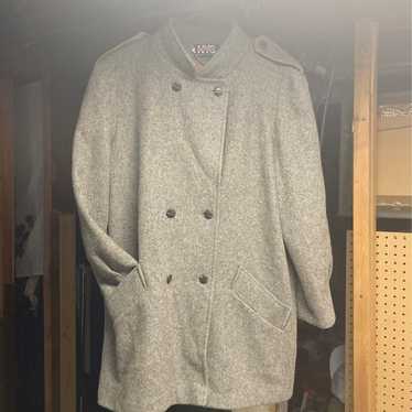 80's like new Gray Peacoat