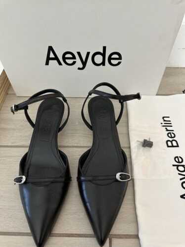 【関税込み】Melia Sandals - Aeyde - Leather - Black Aeyde Melia Sandals in Black | Lyst
