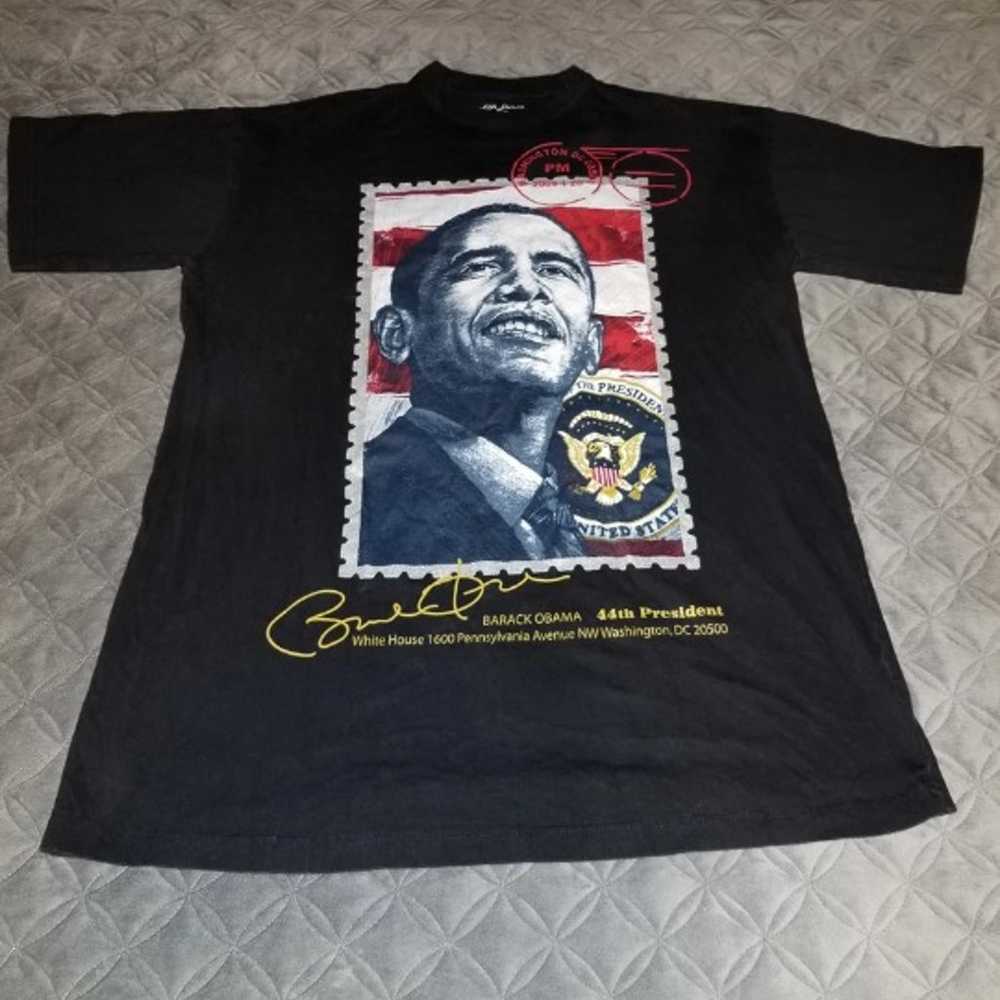 44th Pres. Barack Obama Stamp 2XL Tshirt - image 2