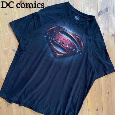 【Rare】DC Comics Man of Steel T-shirt Superman Blac