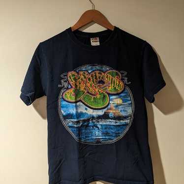 ミュージシャン 1970's [yes] promotional t shirts RARE 1978 VINTAGE YES TOUR SHIRT ORIGINAL OLD CONCERT US