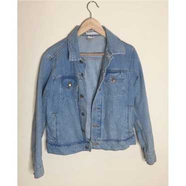 ** Vintage Oversized Denim Jacket **