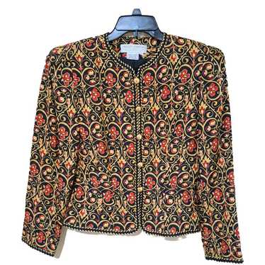 Maggy London by Kenneth Nolan Silk Jacket size 4