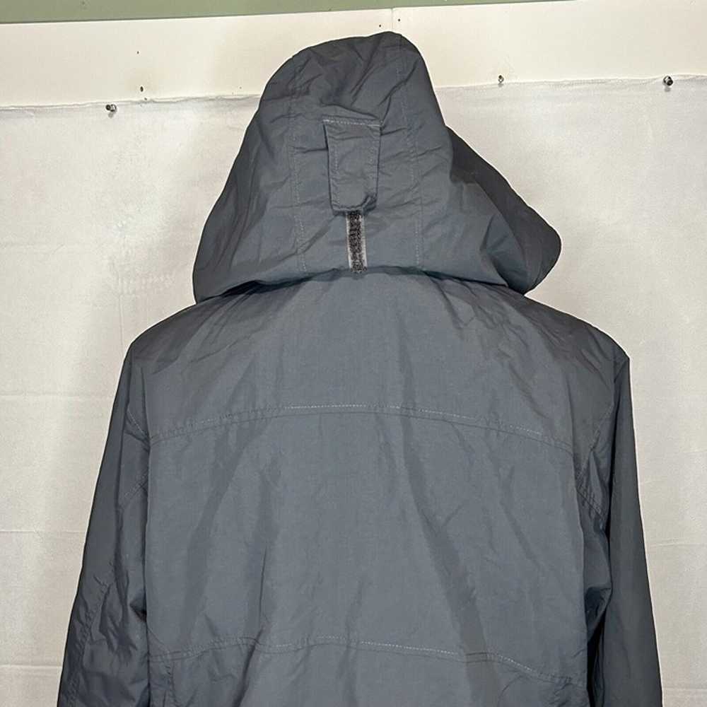 LL Bean Jacket Womens Medium Gray Hooded Jacket W… - image 8