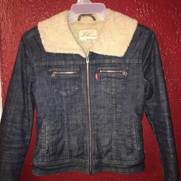 Levis Fur Lined Jean Jacket