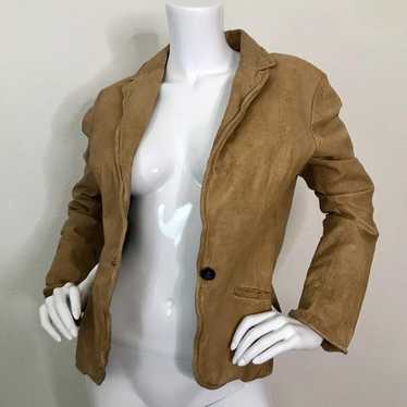 Vintage Free People Jakett New York Leather Jacket