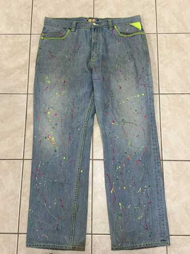 Coogi Coogi paint splatter jeans