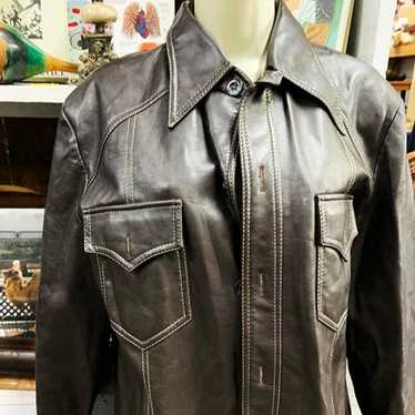 Vintage 70s/80s JC Penney faux leather jacket