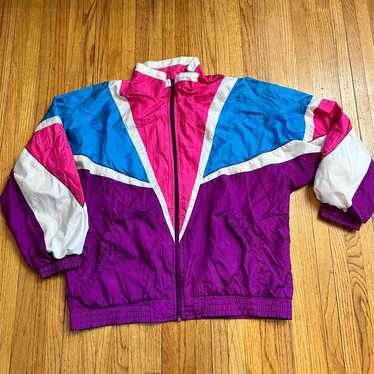 Vintage Bocoo Windbreaker Jacket Womens Large Retr