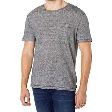 John Varvatos Easton Feeder Stripe Linen Cotton T-