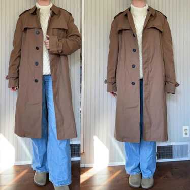 Vintage brown trench coat gorgeous