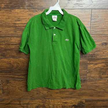 Lacoste Gator Polo Shirt - Forest Green 2 Button P