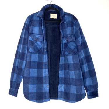 Vintage Boston Traders Blue Plaid Shacket