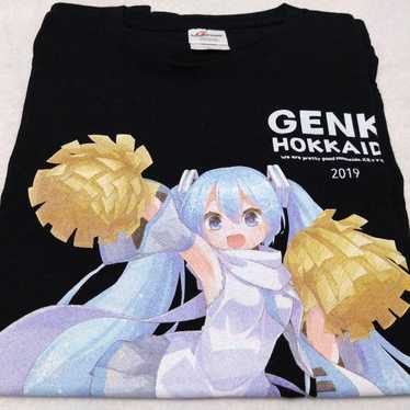 Snow Miku T-shirt GENKI HOKKAIDO Charity T-shirt H