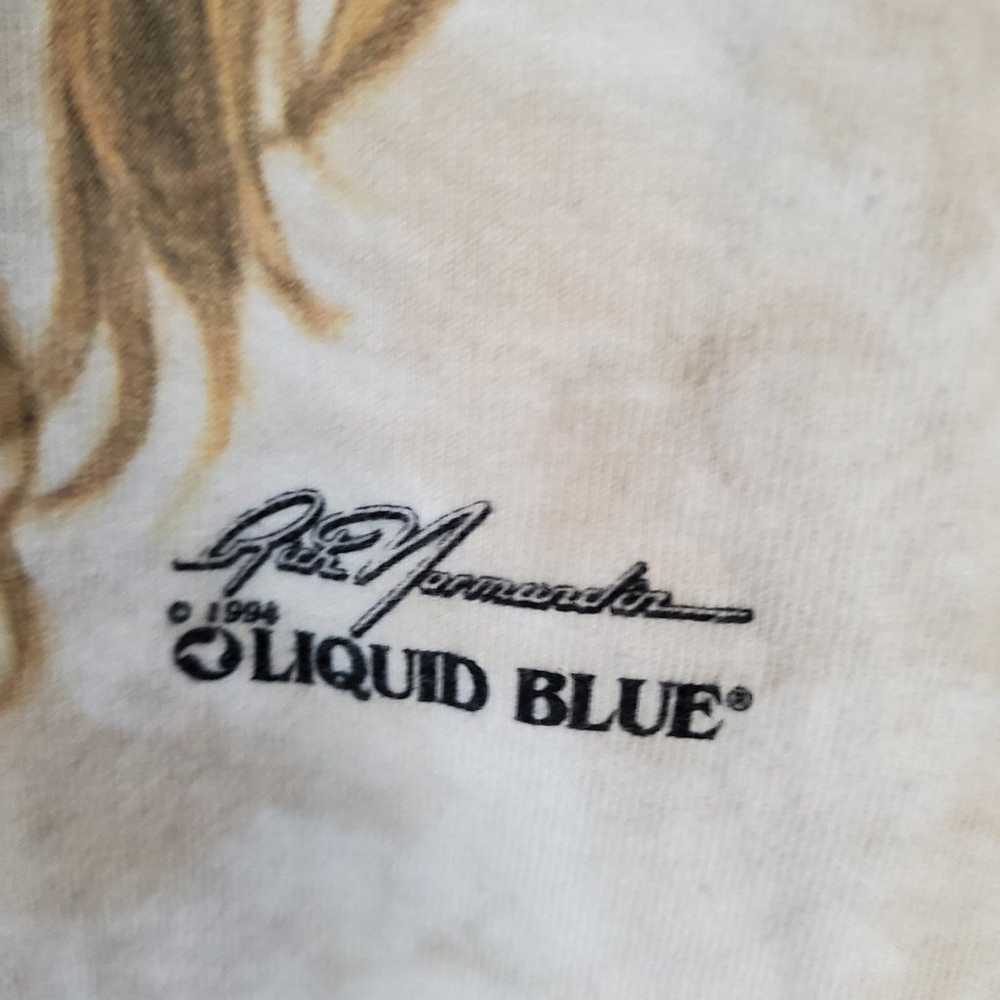 1994 Liquid Blue African Lion T-Shirt - image 2