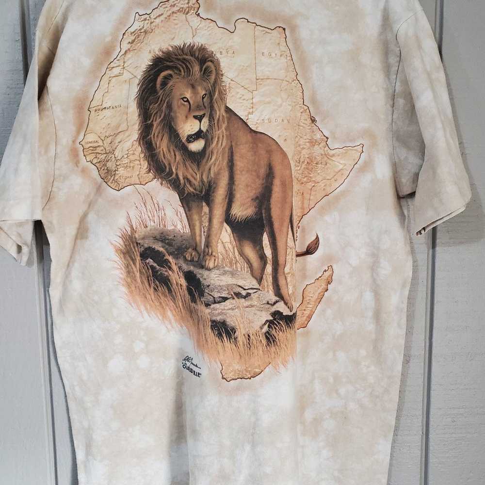 1994 Liquid Blue African Lion T-Shirt - image 3