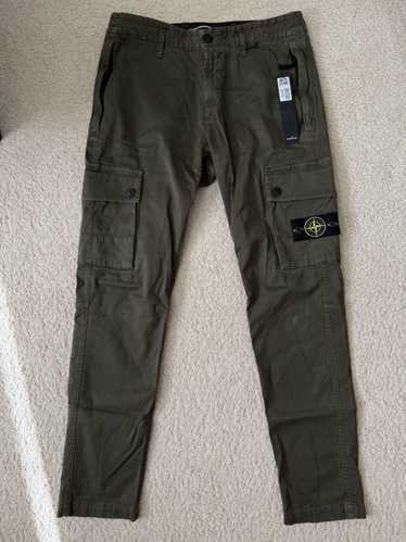 Stone Island Stone Island Olive Khaki Faded Cargo 