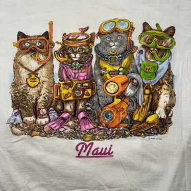 NIKE ティエンポ インドア 25.5cm 90s PRINTS OF TAILS 半袖 Tシャツ 子猫 ネコ USA製
