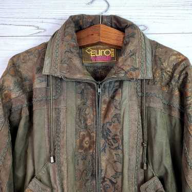 Vintage leather jacket euro - Gem