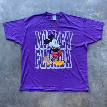 80s/90s Vintage Disney Mickey Florida Purple Graph