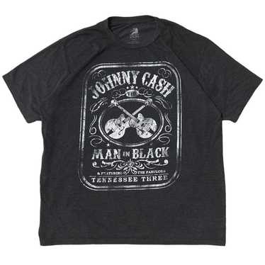 ZION Johnny Cash Men's Black Rock T-shirt x35