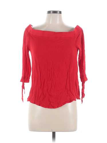 West Kei Women Red 3/4 Sleeve Top L