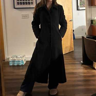 Vintage cashmere blend wool coat