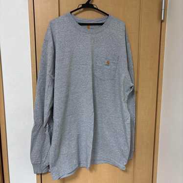 Carhartt Gray Long Sleeve T-Shirt XL TALL