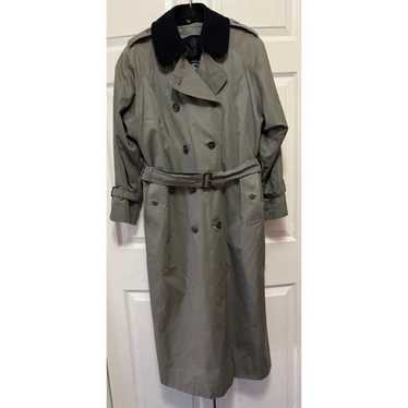 Vintage Burberry Wool Lined All Season Trench Coat