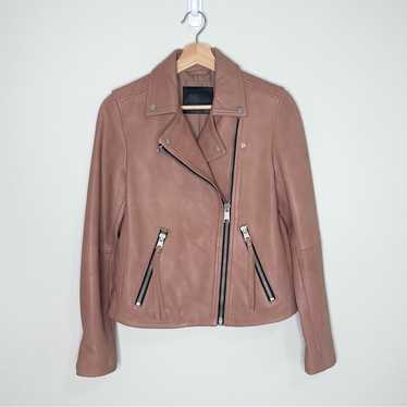 All Saints Women’s Dalby Leather Jacket