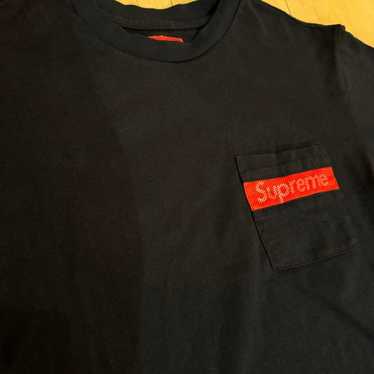 Supreme Pocket T-shirt Navy