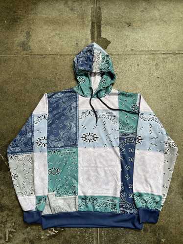 Streetwear × Vintage Patchwork Hoodie