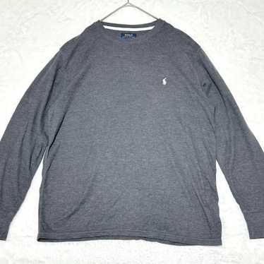 POLO Ralph Lauren Waffle Crew Neck T-Shirt (Long S