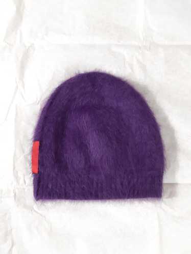 Prada Purple Mohair Knit Beanie Hat FW 2007