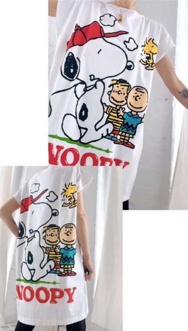 all over Snoopy t-shirt mini dress