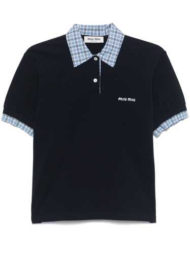 Miu Miu PIQUET COTTON POLO SHIRT