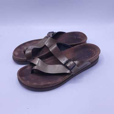 Mephisto Mephisto Slip On Leather Slide Sandal Wom