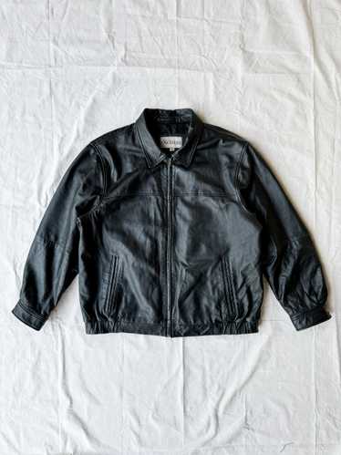 buttery soft distressed leather jacket