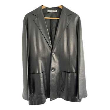 Jil Sander Leather biker jacket