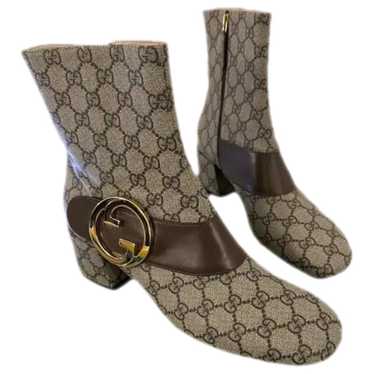 Gucci Marmont cloth boots