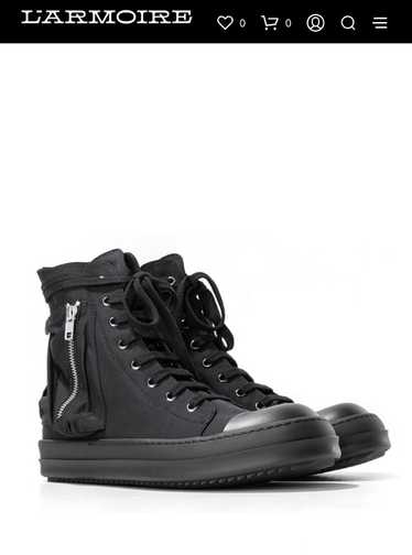 Rick Owens Drkshdw $634 CARGO BAUHAUS TRIPLE BLACK