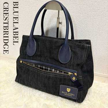 【BLUE LABEL】Denim Tote Bag with All-Over Pattern