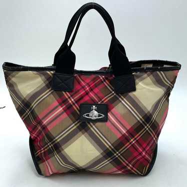 Vivienne Westwood Hand Tote Bag Check FO164