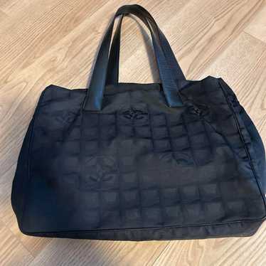 CHANEL New Travel Line Tote Bag Black