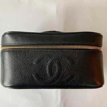 Chanel Coco Mark Vanity Pouch Caviar Skin