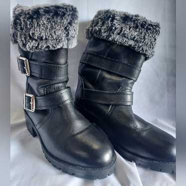 Zara fur lined boots