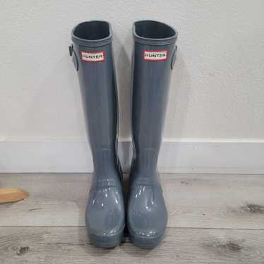 Hunter Boots Original Tall Gloss Graphite